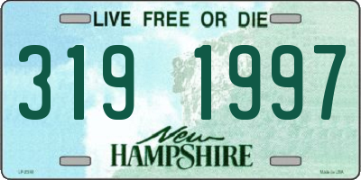 NH license plate 3191997