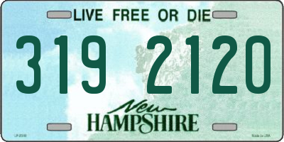 NH license plate 3192120