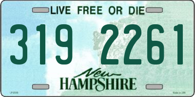 NH license plate 3192261