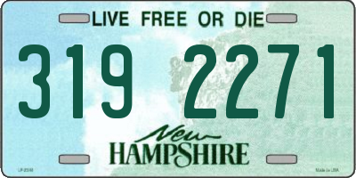 NH license plate 3192271