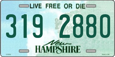 NH license plate 3192880