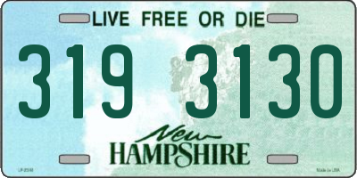 NH license plate 3193130