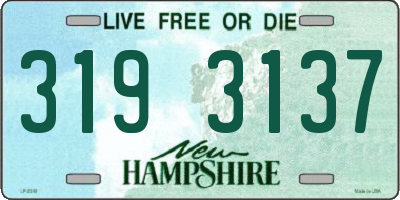 NH license plate 3193137