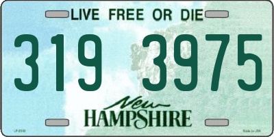 NH license plate 3193975