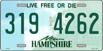 NH license plate 3194262