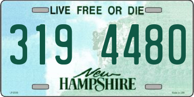 NH license plate 3194480