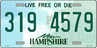 NH license plate 3194579