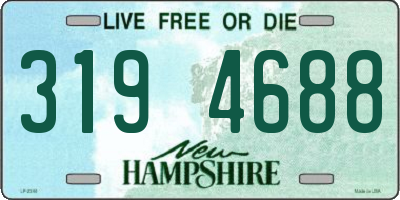 NH license plate 3194688