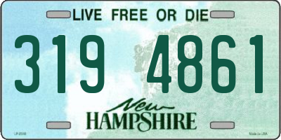 NH license plate 3194861
