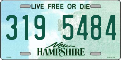 NH license plate 3195484