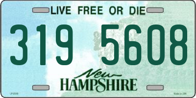 NH license plate 3195608