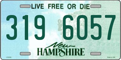 NH license plate 3196057