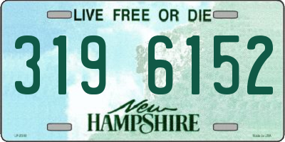 NH license plate 3196152