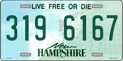 NH license plate 3196167