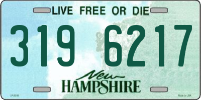 NH license plate 3196217