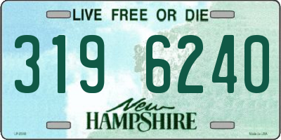 NH license plate 3196240