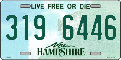 NH license plate 3196446