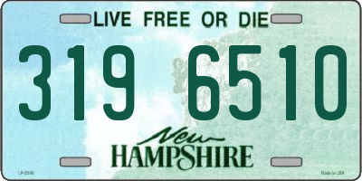 NH license plate 3196510