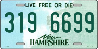 NH license plate 3196699
