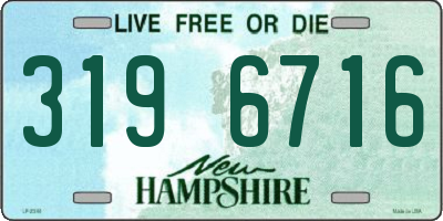 NH license plate 3196716