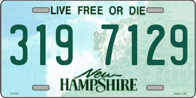 NH license plate 3197129