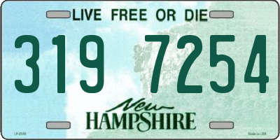 NH license plate 3197254