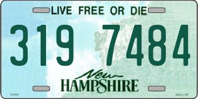 NH license plate 3197484