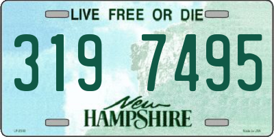 NH license plate 3197495
