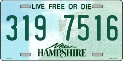 NH license plate 3197516