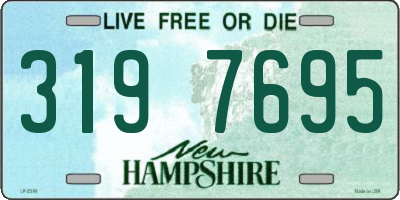 NH license plate 3197695