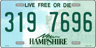NH license plate 3197696