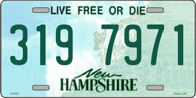 NH license plate 3197971