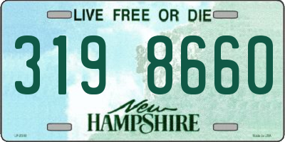 NH license plate 3198660