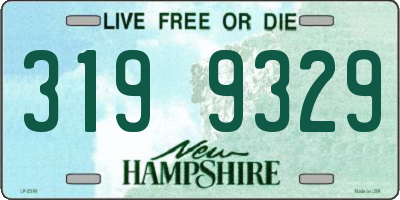 NH license plate 3199329