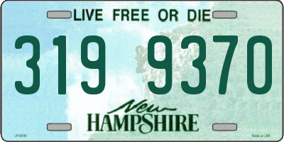 NH license plate 3199370