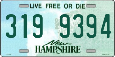 NH license plate 3199394