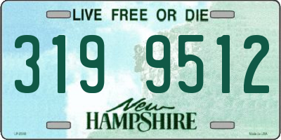 NH license plate 3199512