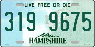 NH license plate 3199675