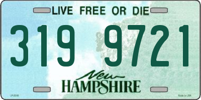 NH license plate 3199721