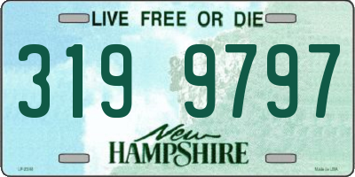 NH license plate 3199797