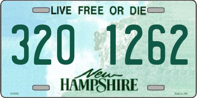 NH license plate 3201262