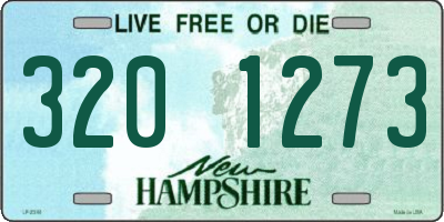 NH license plate 3201273