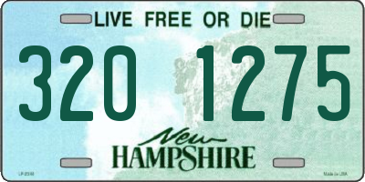 NH license plate 3201275