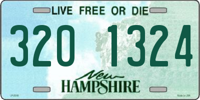 NH license plate 3201324