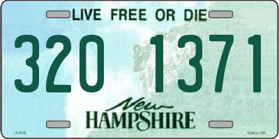 NH license plate 3201371