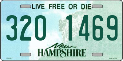NH license plate 3201469