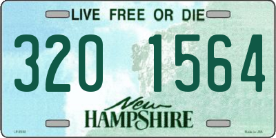 NH license plate 3201564