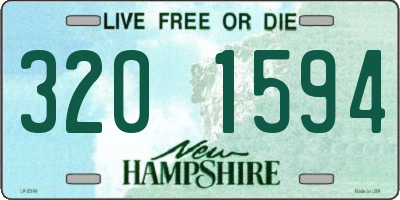 NH license plate 3201594