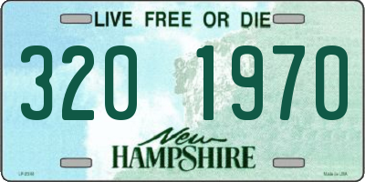 NH license plate 3201970