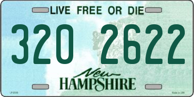 NH license plate 3202622